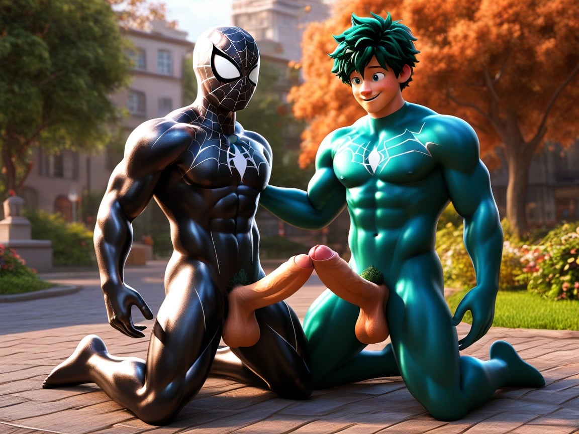 Izuku, Foreskin, Thick Cock AI Gay Porn