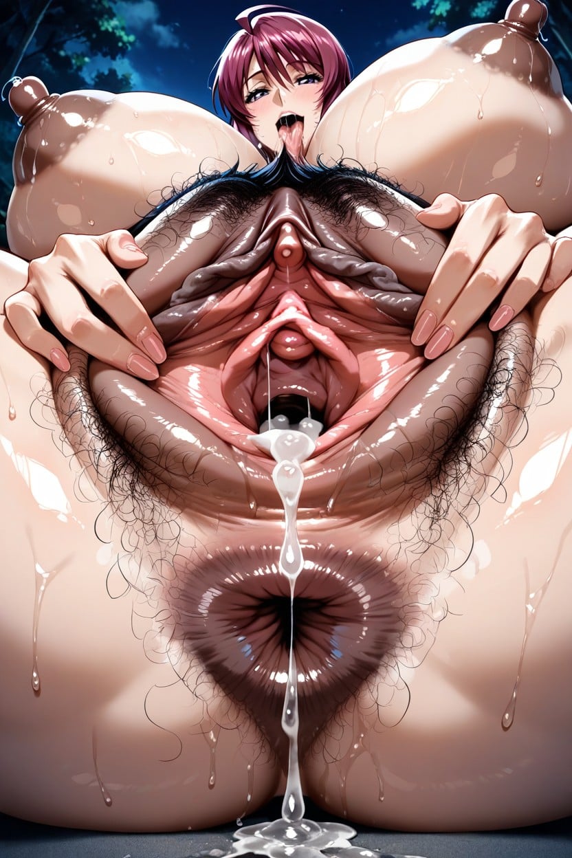 Vaginal Hole, Puffy Pussy, Close Up Hentai AI Porn