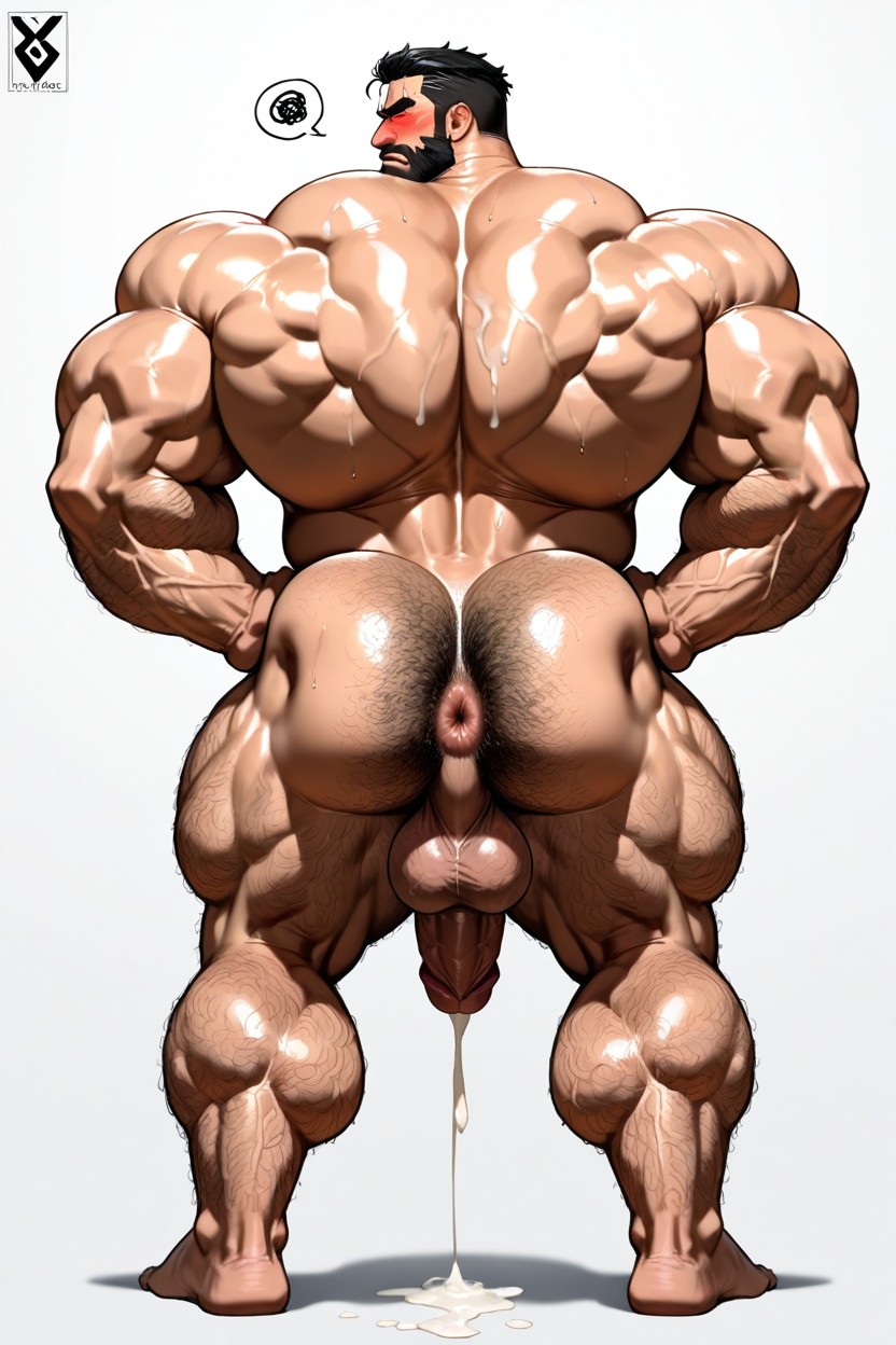 Hyper Muscles, Muscle Daddy, Man AI Gay Porn