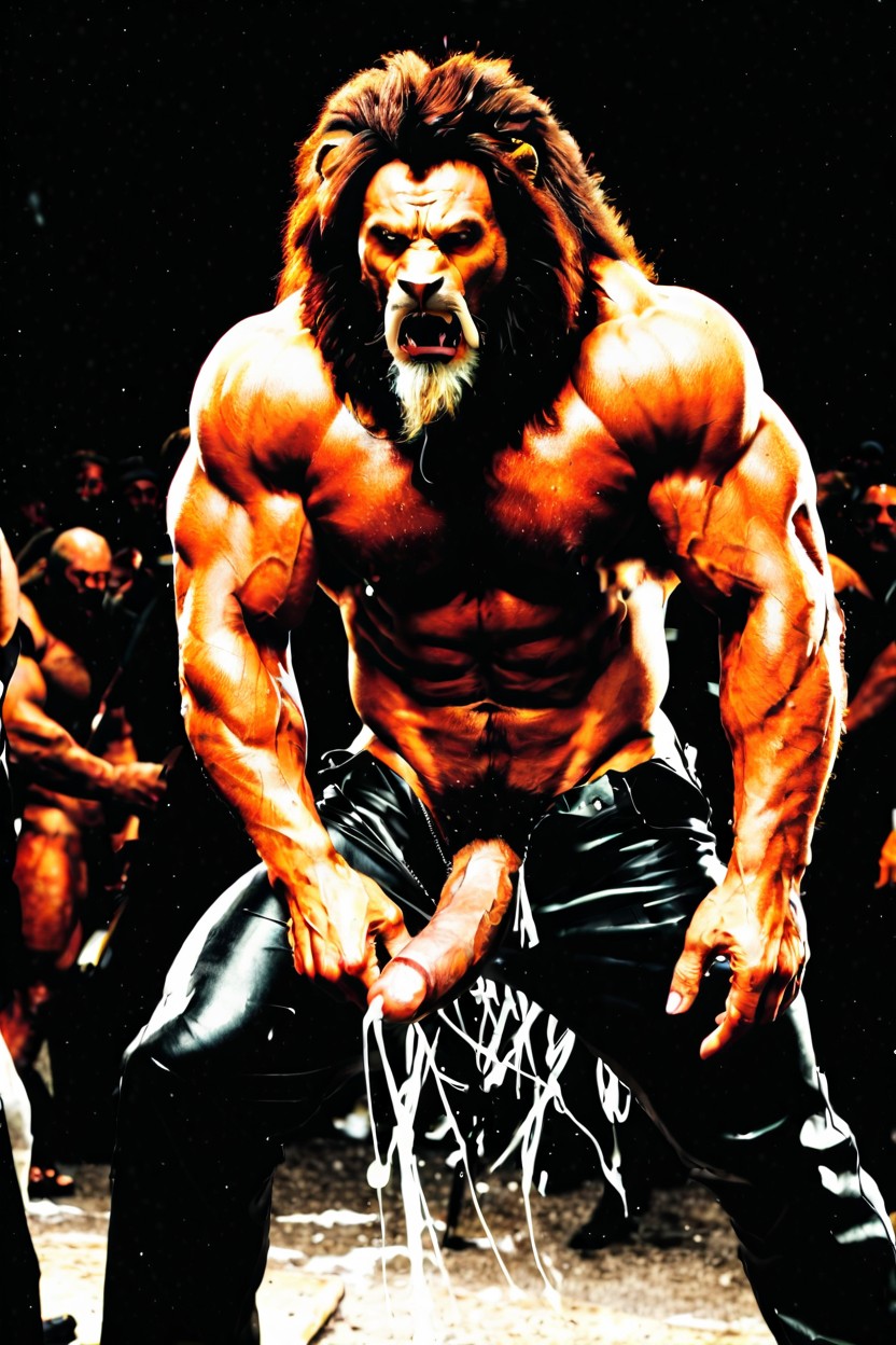 Club, Lion Tail, Lion Head AI Gay Porn