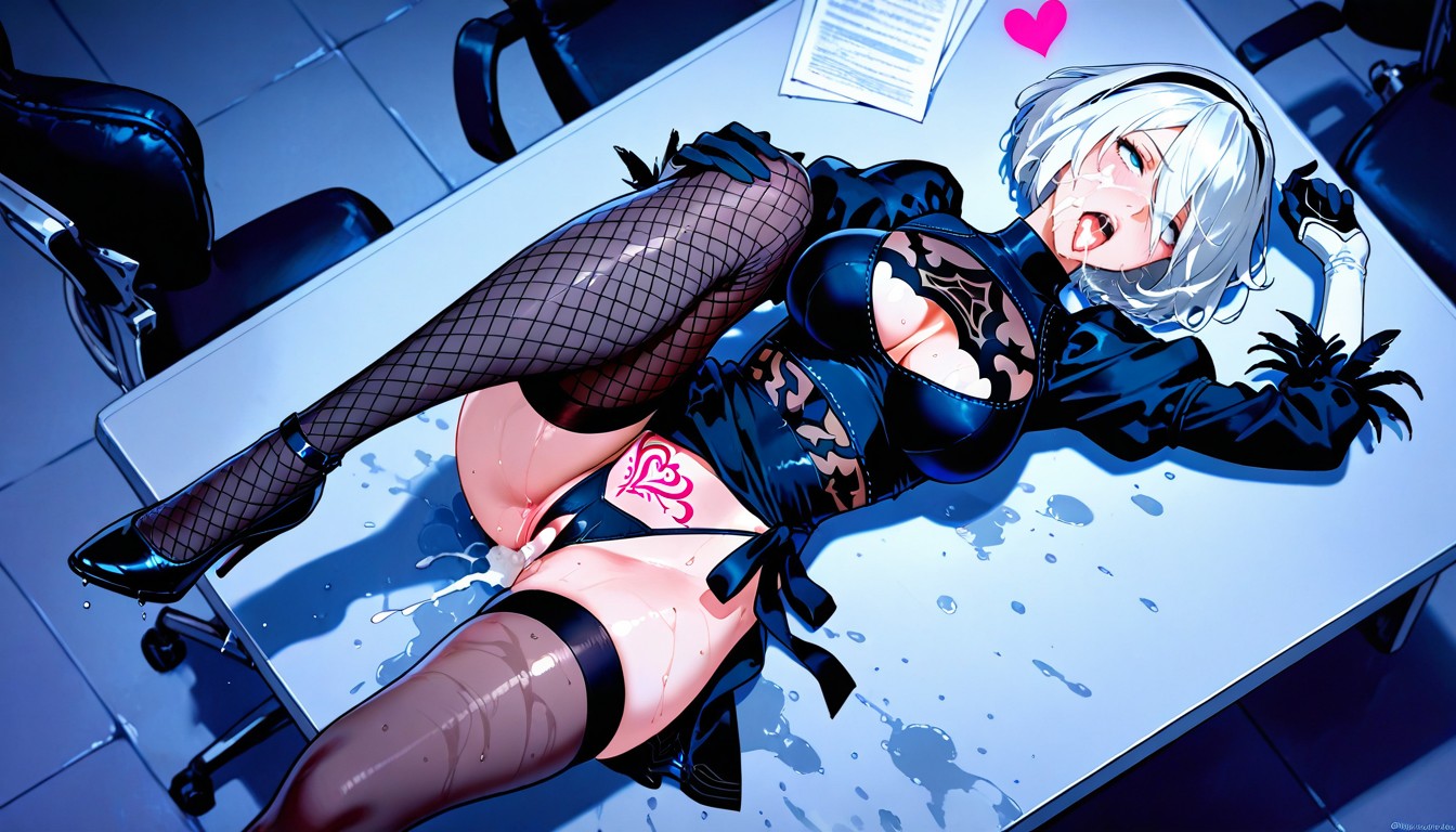 Slut, Office Slut, Wet Hentai AI Porn