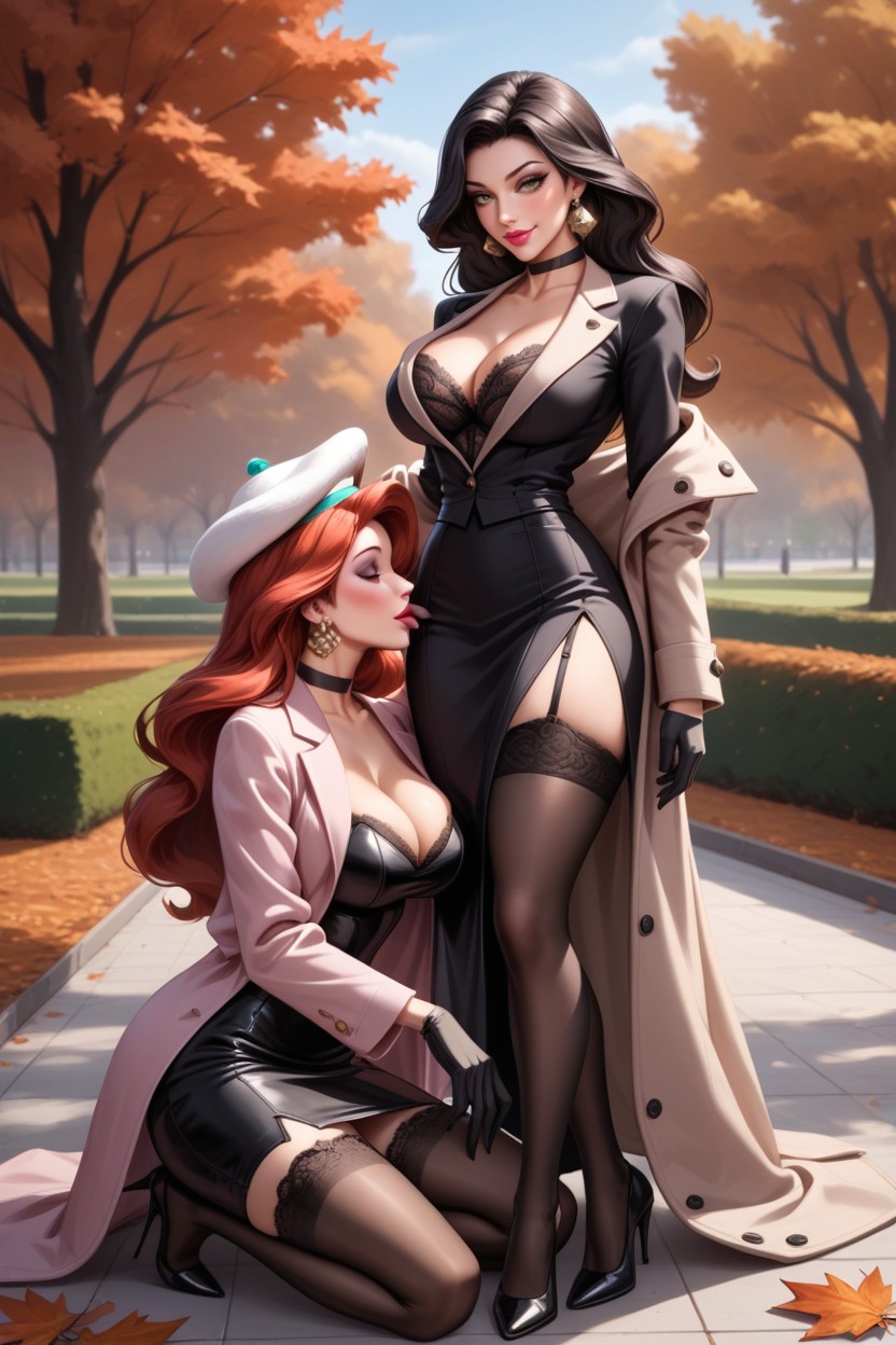 Autumn, Black Shirt, Makeup Hentai AI Porn