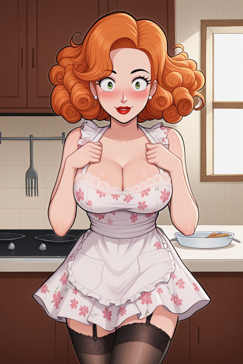 Cleavage, Cheeky, Large Breast AI Porn