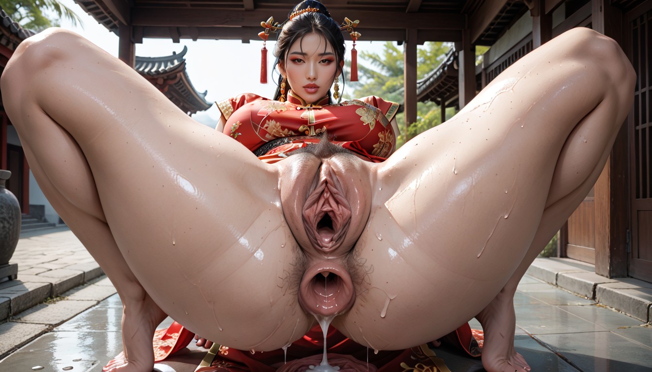 Full Body, Ultra Arched Back, Anal Piledriving AI Porn