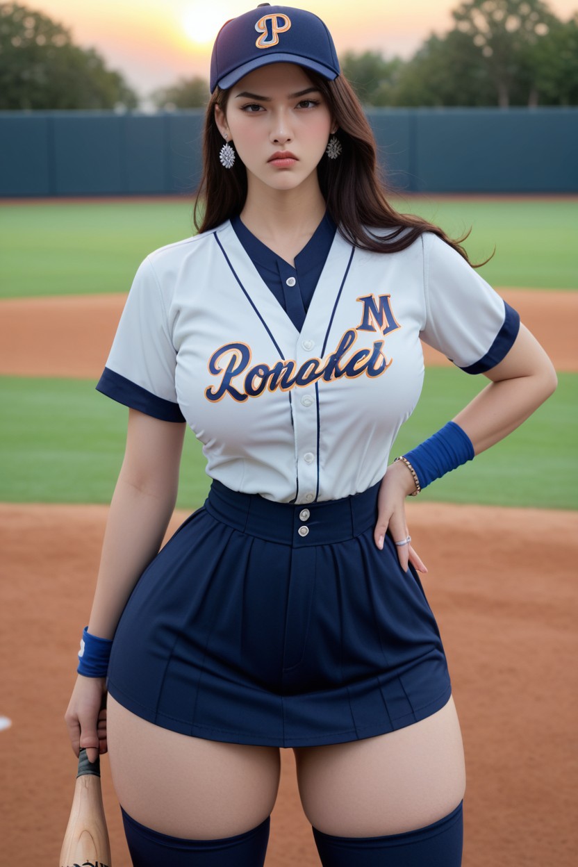 Grimace, Long Curly, Gigantic Perfect Tits Porno IA Asiatique