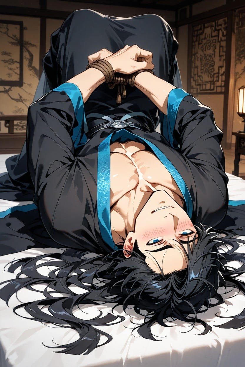 Luxurious Look, Handsome, Rolling Eyes AI Gay Porn