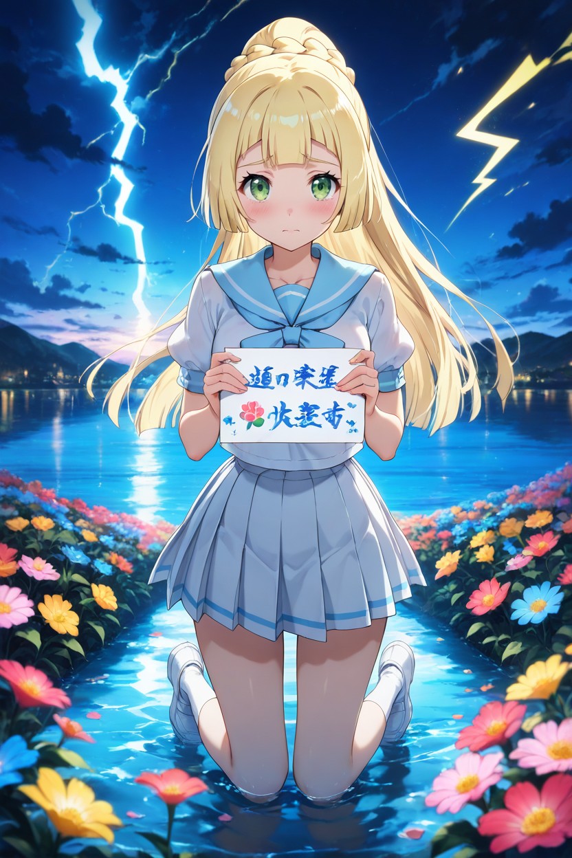 Ponytail, Fantastic, Lillie Hentai AI Porn