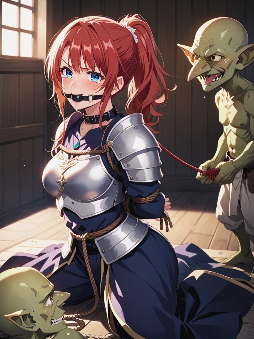 On Open Sea, Ultra Detailed, Front Of Goblin Hentai AI Porn