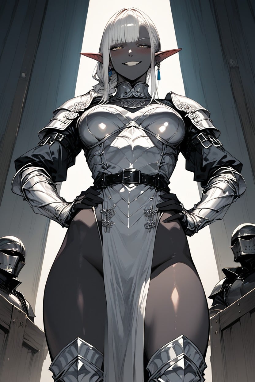 Wooden Floor, Ashen Skin, Braided Hentai AI Porn