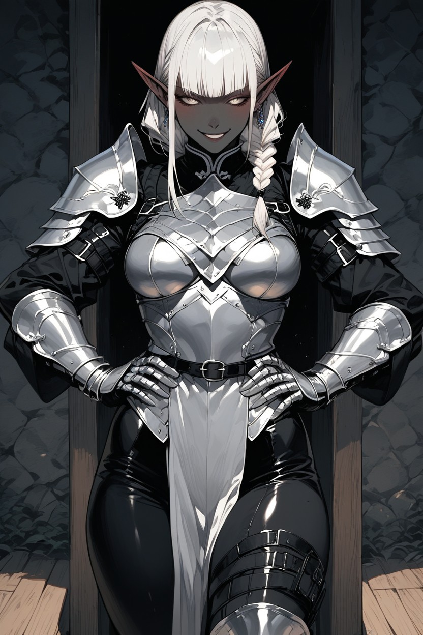 Curvy, Only Woman, Hands On Hips Hentai AI Porn