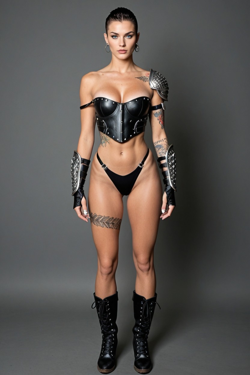 Female Elf, Boots, Looking At Viewer AI Porn