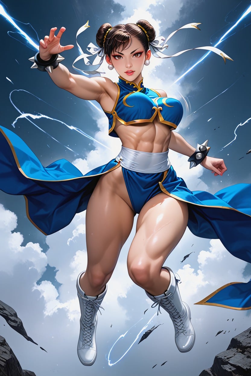 Long Jump, Fit, Highly Detailed Hentai AI Porn