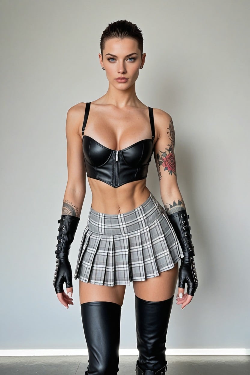 25+, Navel Exposed, Artistic Tattoos AI Porn