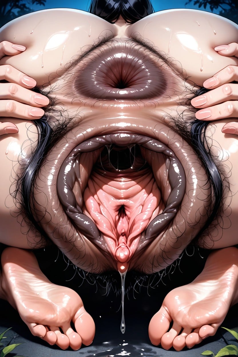 25+, Vaginal Hole, Dark Labia Hentai AI Porn