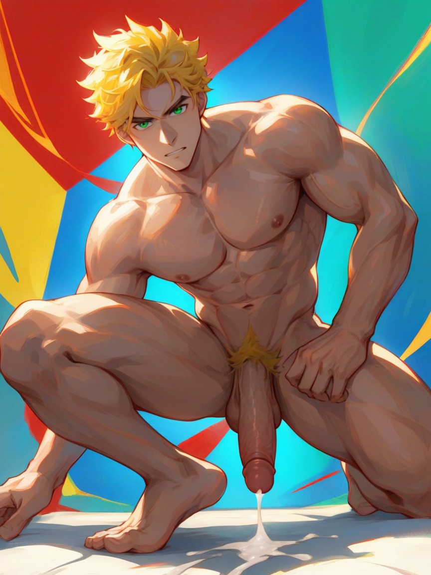 Male, Subtle Reflections, Sharp Focus AI Gay Porn