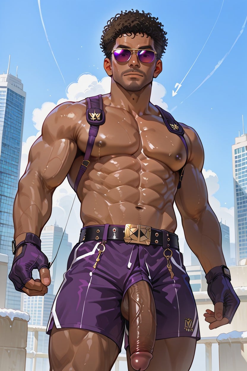 Big Cock, Exposed Cock, Gloves AI Gay Porn