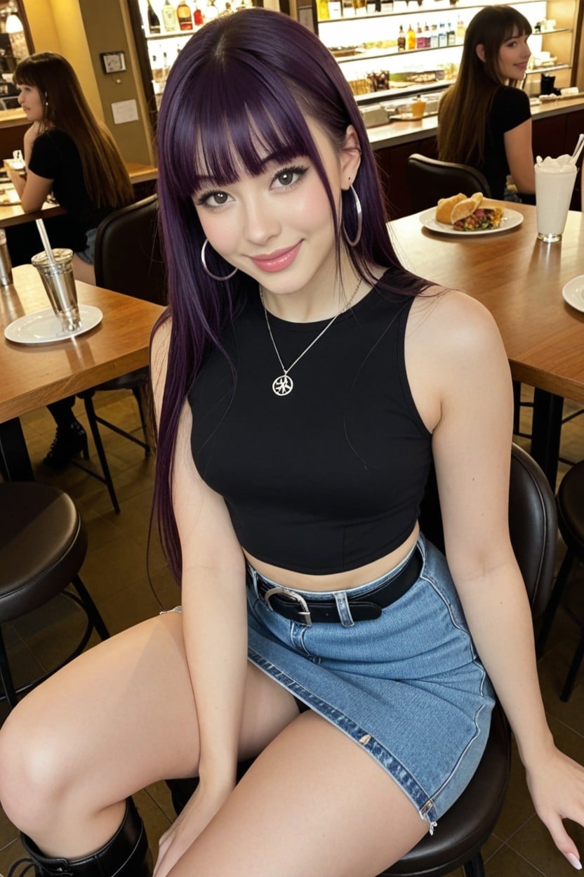 18+, Light Skinned Woman, Perfect Thighs AI Porn
