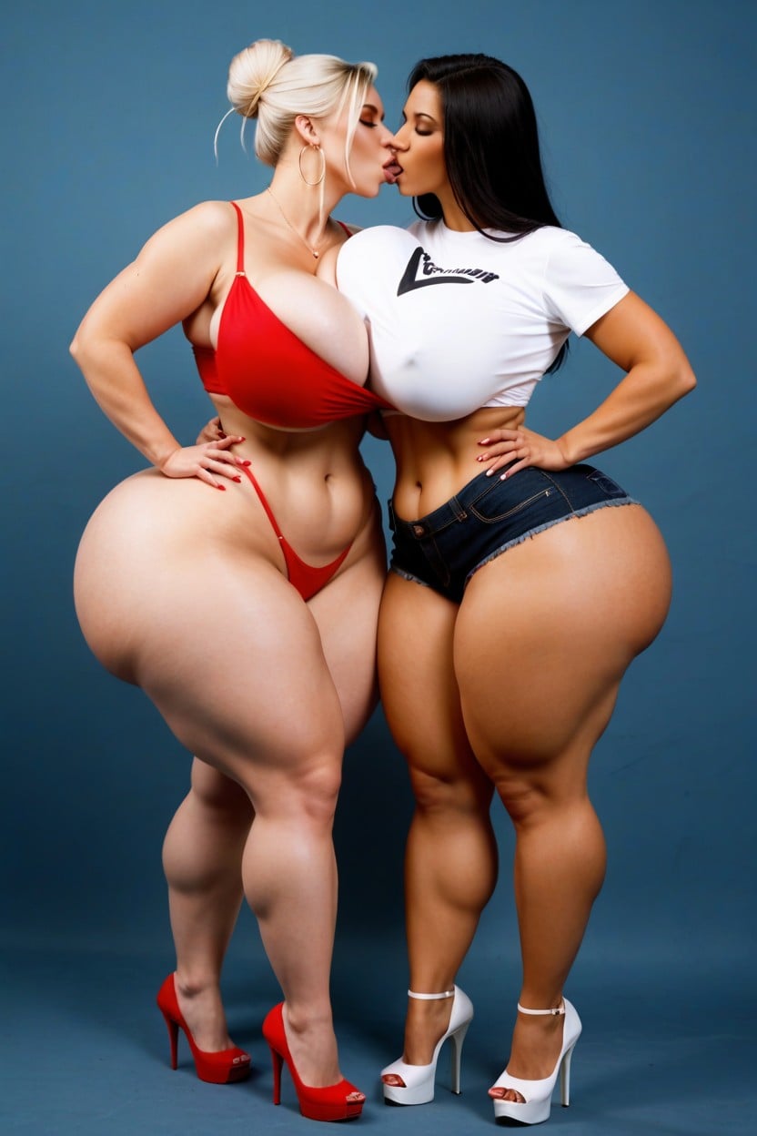 Massive Ass, Curvy, Crop Top AI Porn