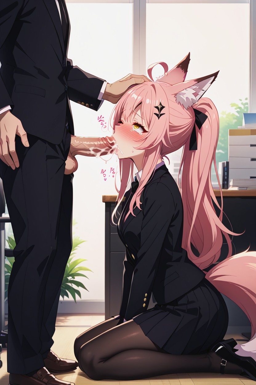 Office, Fox, Fox Ears Hentai AI Porn