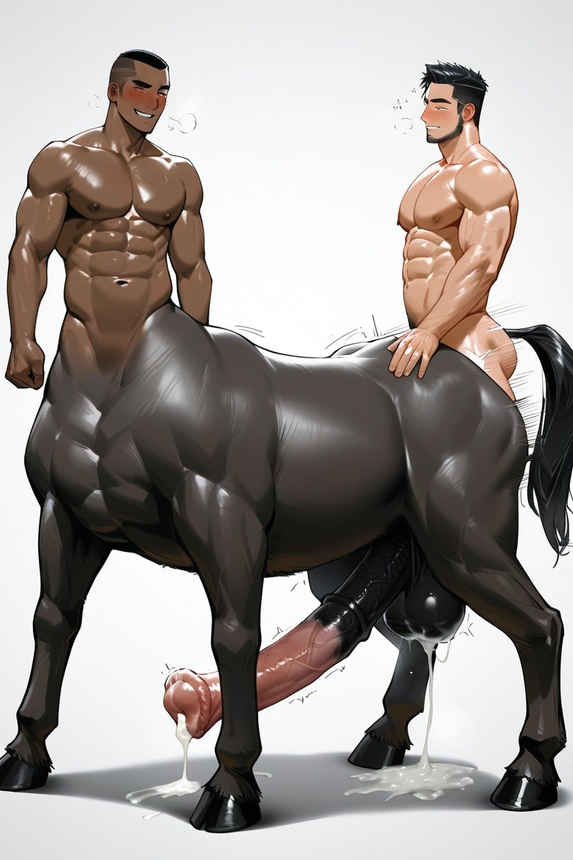 Big Equicock, Transman With Pussy, Transman Male Human Spreading Ass AI Gay Porn