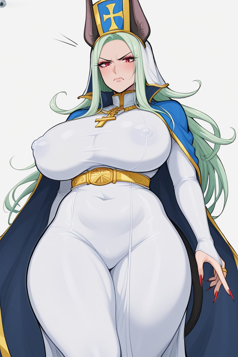 Crimson Eyes, Angry Look, 30+ Hentai AI Porn