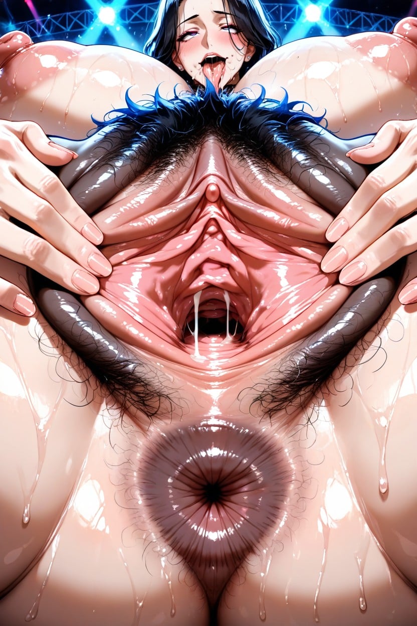 Sweaty Skin, Five Fingers, Labia Hentai AI Porn