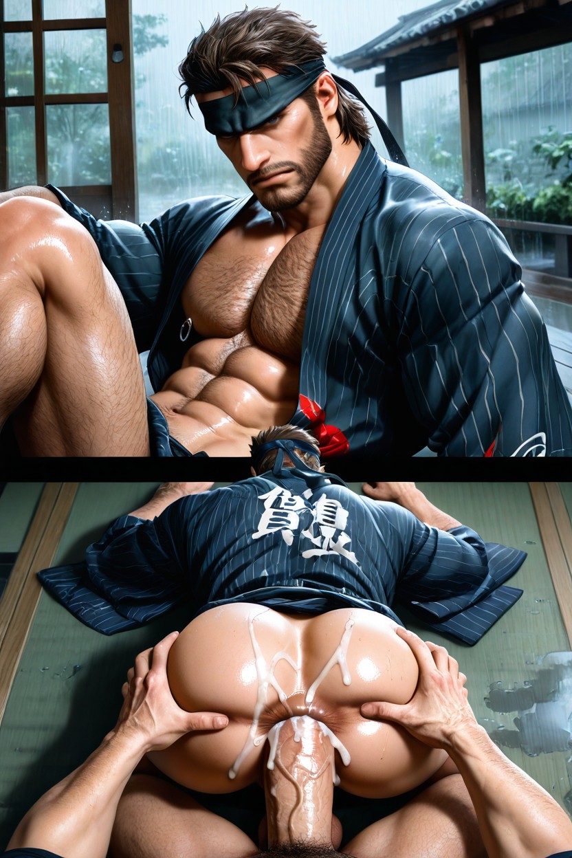 Hairy Body, Accurate Anal Penetration, Random Pose AI Gay Porn