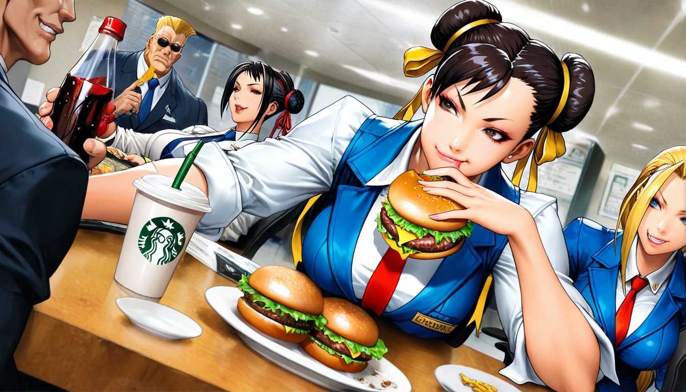 Beverage, Futanari, Girl Hentai AI Porn