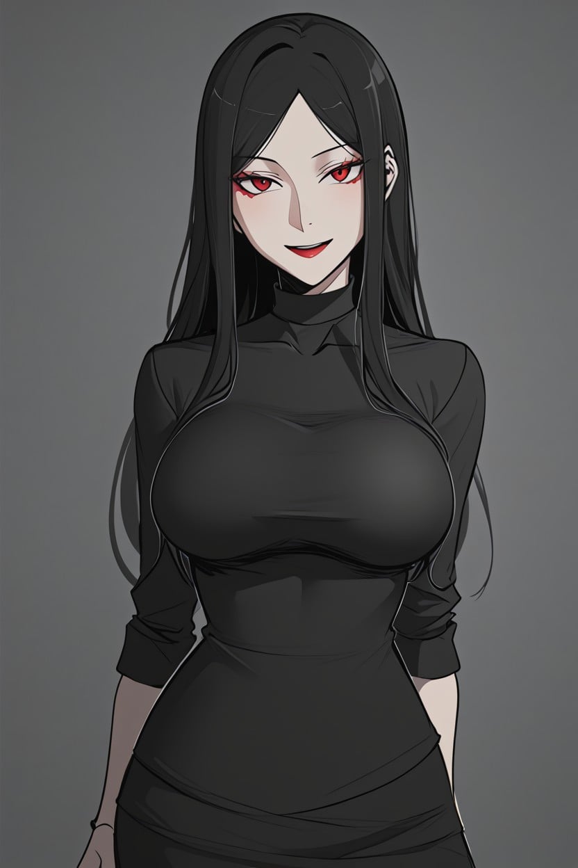 Зубастая Улыбка, Сперма На Гигансткой Груди, Сперма Повсюду Hentai AI Porn