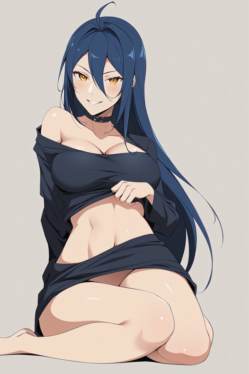 Взгляд На Зрителя, Линии Движения, Сперма Повсюду Hentai IA