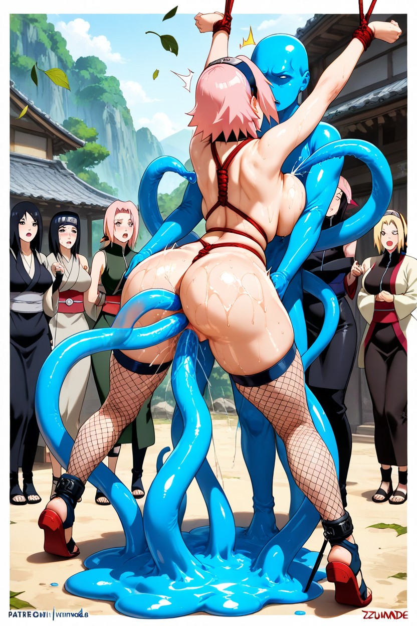 Cumming, Vaginal Penetration, Drooling Hentai IA