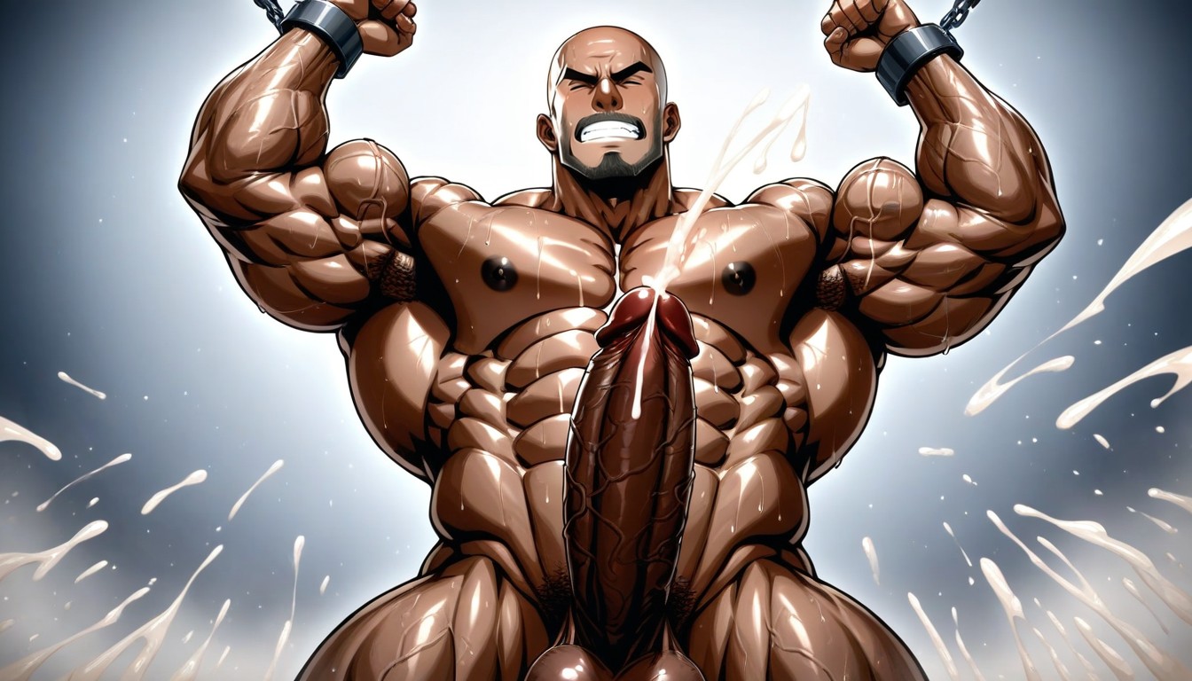 Massive Black Cock, Massive Thick Veiny Gigantic Cock, Highly Detailed Cock AI Gay Porn