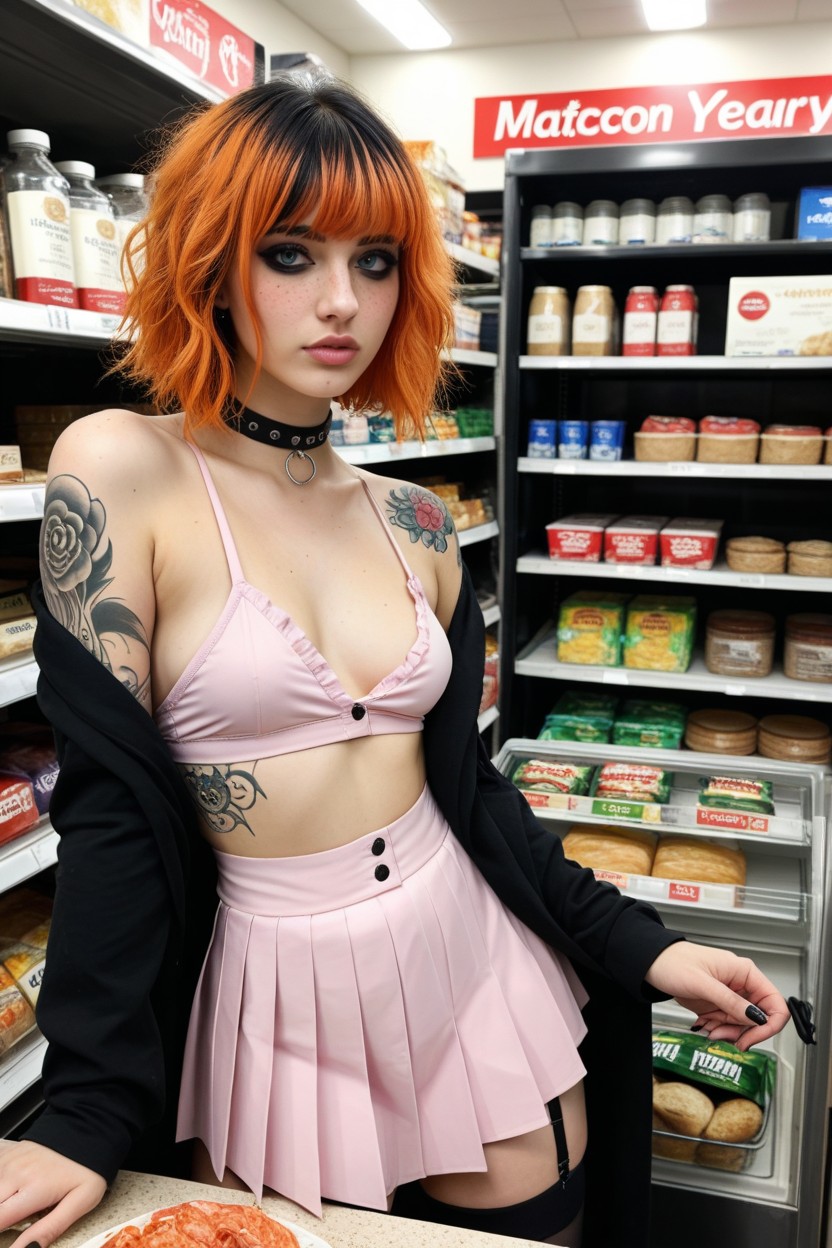 Cosplay, Blue Eyes, Bangs AI Porn
