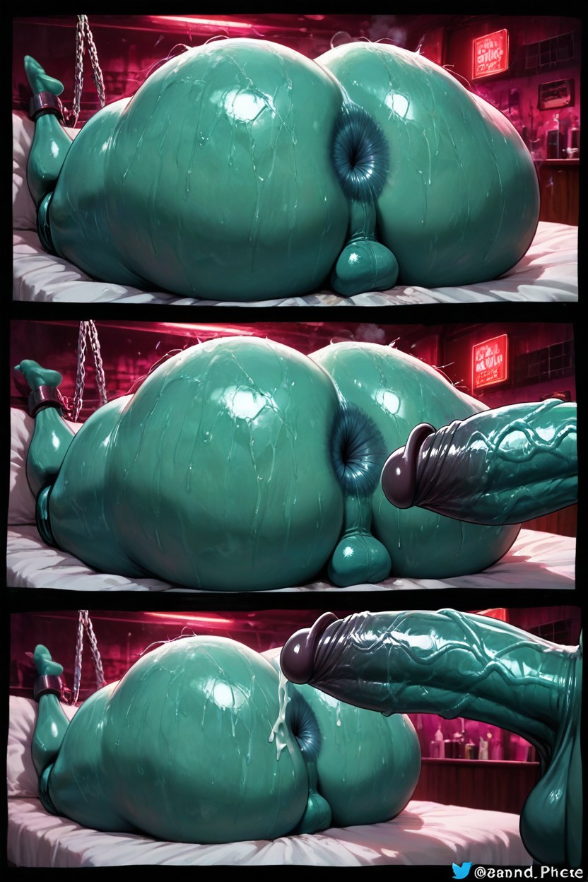 Fat Features At Joints, Human Dick Inside They Zombie Anus, Hollow Eyes AI Gay Porn