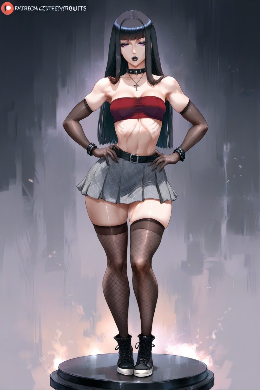 Lean Body, Full View, Ultraskiny Hentai AI Porn