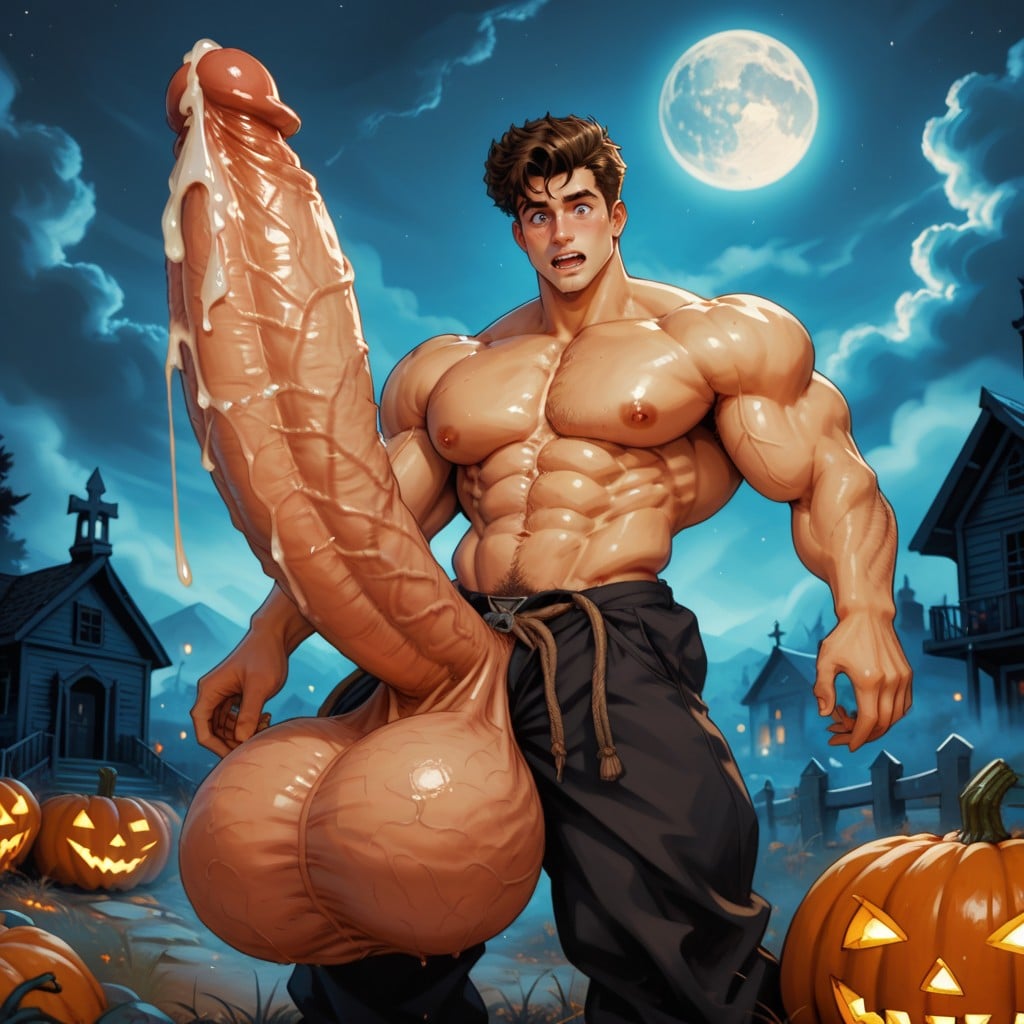 Shocked, Hyper Cock, Tombstones AI Gay Porn