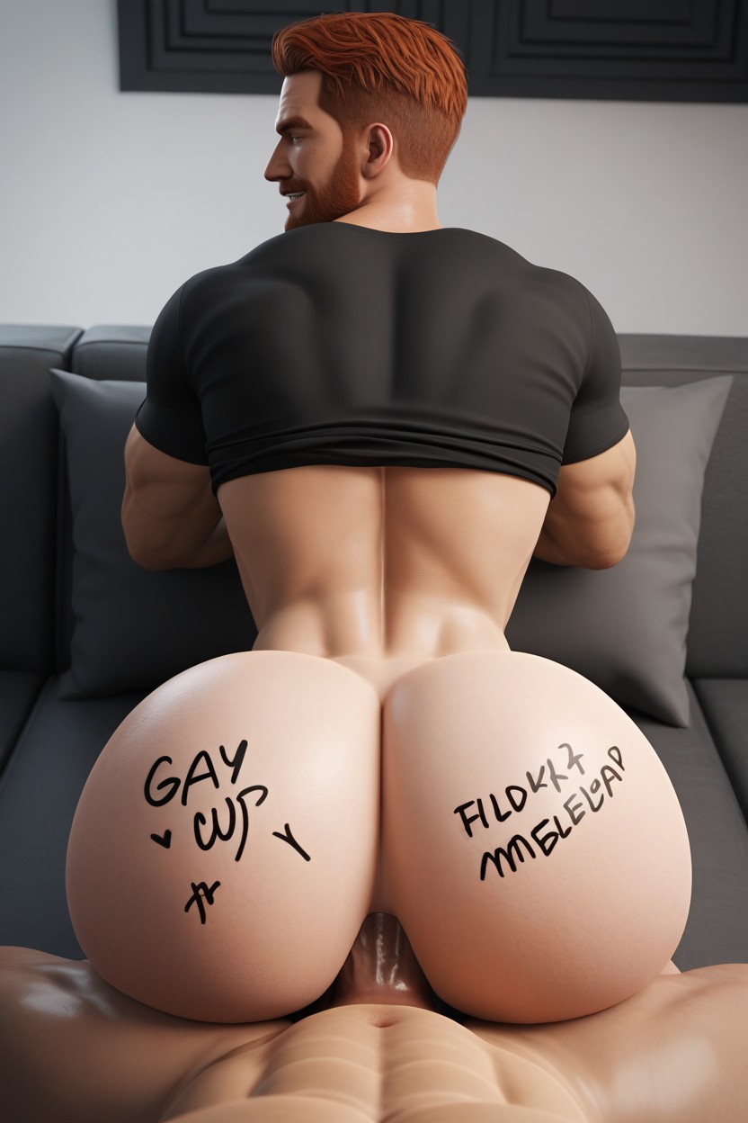 Body Writing, 18+, Looking At Viewer AI Gay Porn