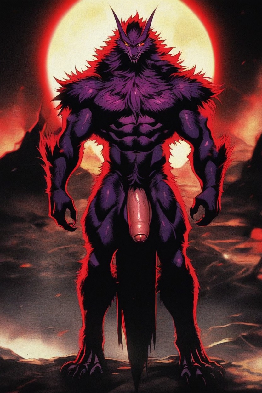 Anime Coloring, Source, Red Fur Furry AI Porn
