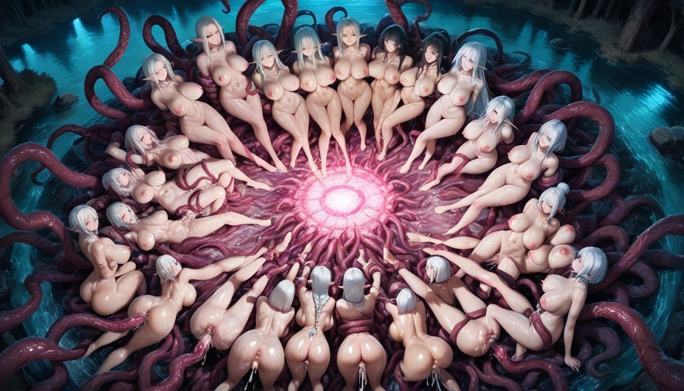 Deepthroat, Highly Detailed Digital Artwork, Swamp Hentai AI Porn