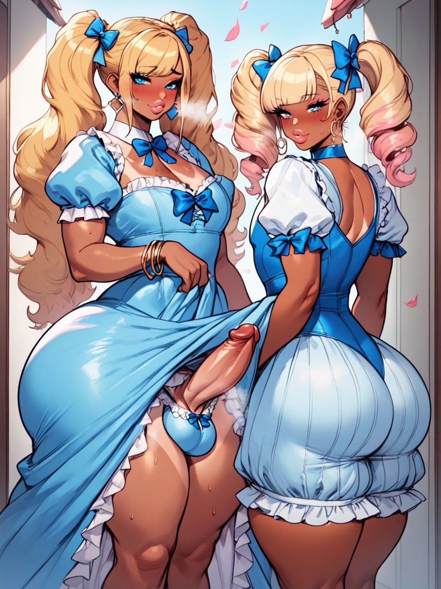 Multiple Petticoats, Taches De Rousseur, Bottom Heavy Porno IA transsexuelle
