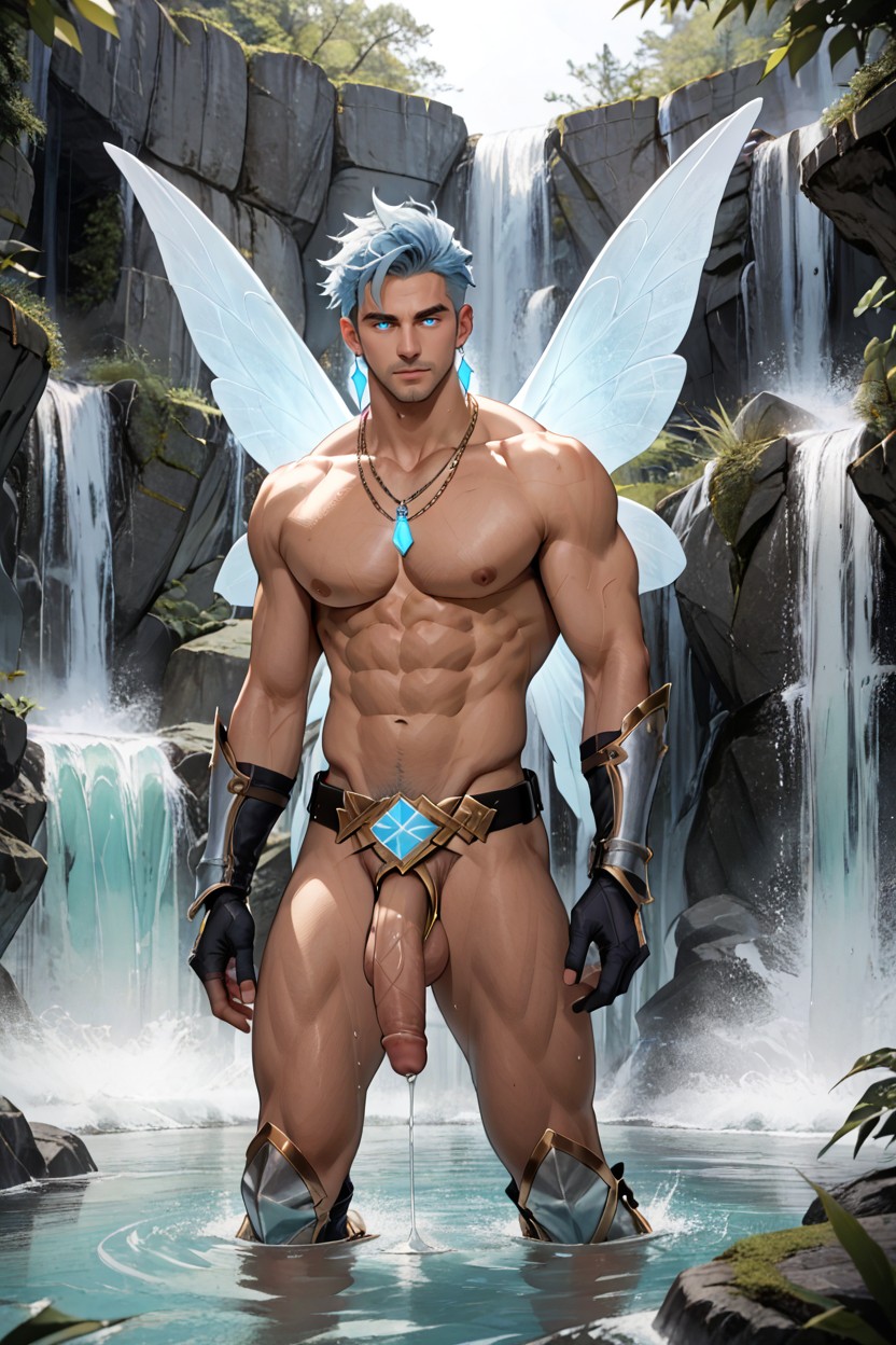 Wide Angle, Winx, Waterfall AI Gay Porn