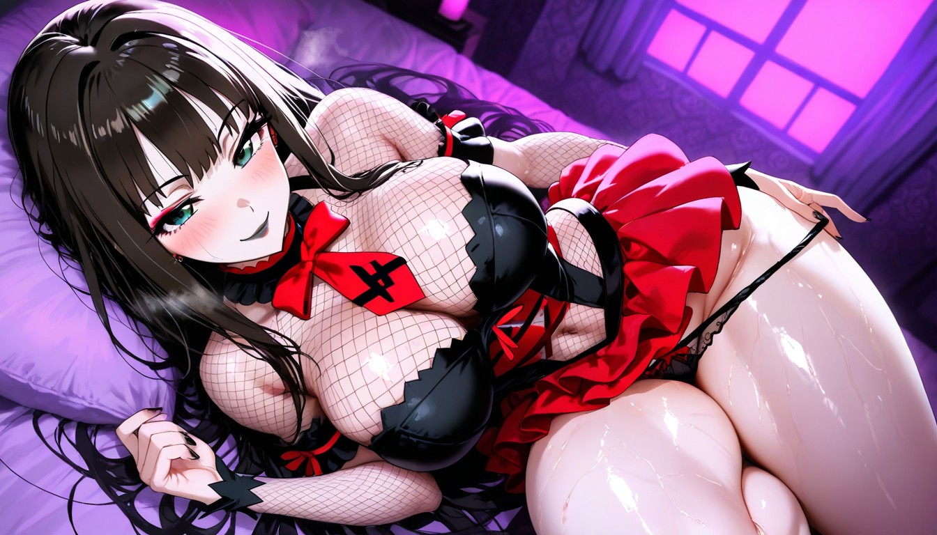 Heavy Makeup, Massive Breast, Wallpaper Hentai AI Porn