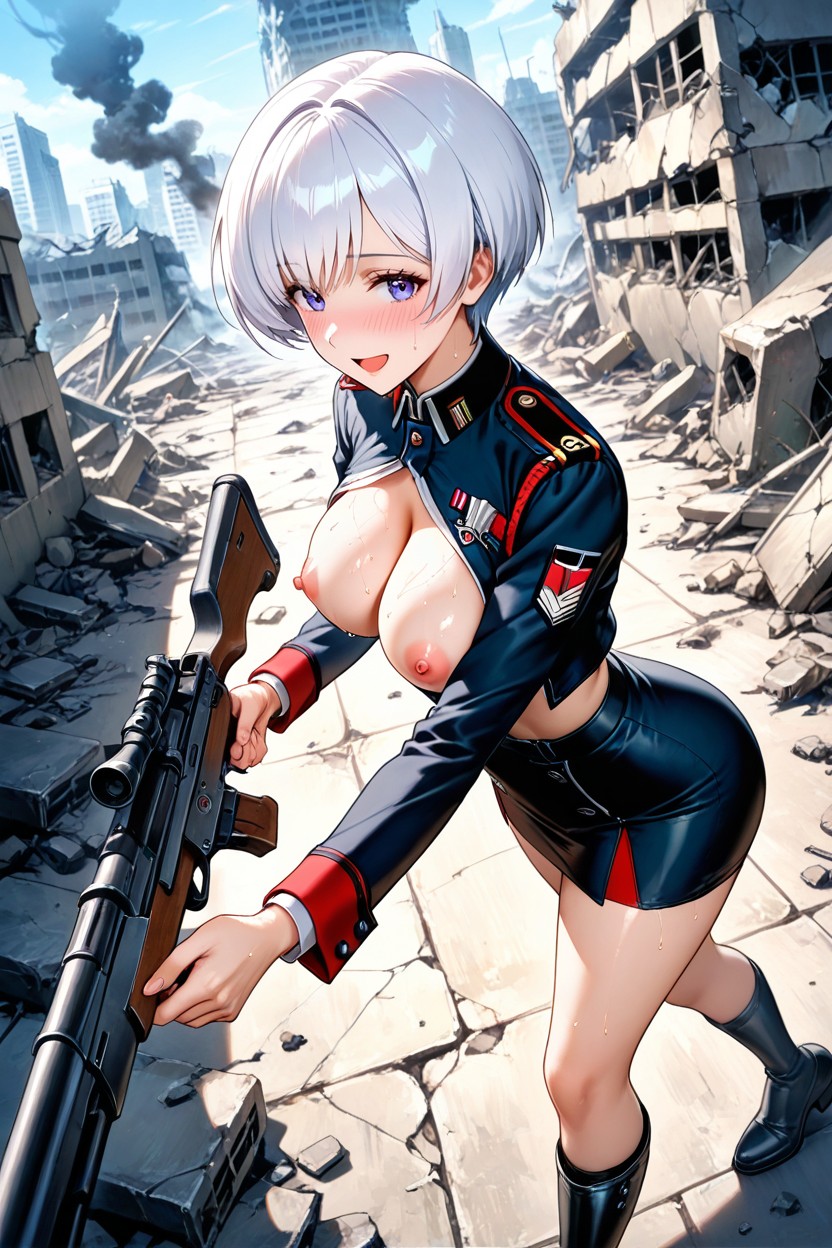Detailed, Skinny, Outfit Opened Hentai AI Porn