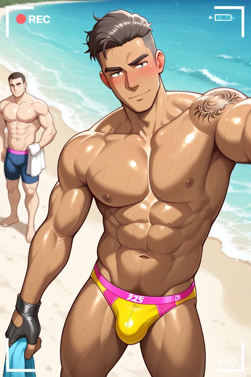 Abs, 25+, Bulge AI Gay Porn