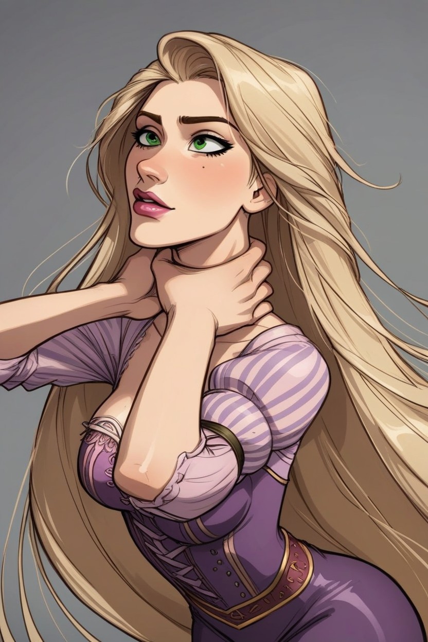 Round Hips, Choking Her Neck, 25+ AI Porn