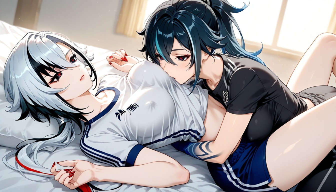 Two Women, Arlecchino From Genshin Impact, 25+ Hentai AI Porn