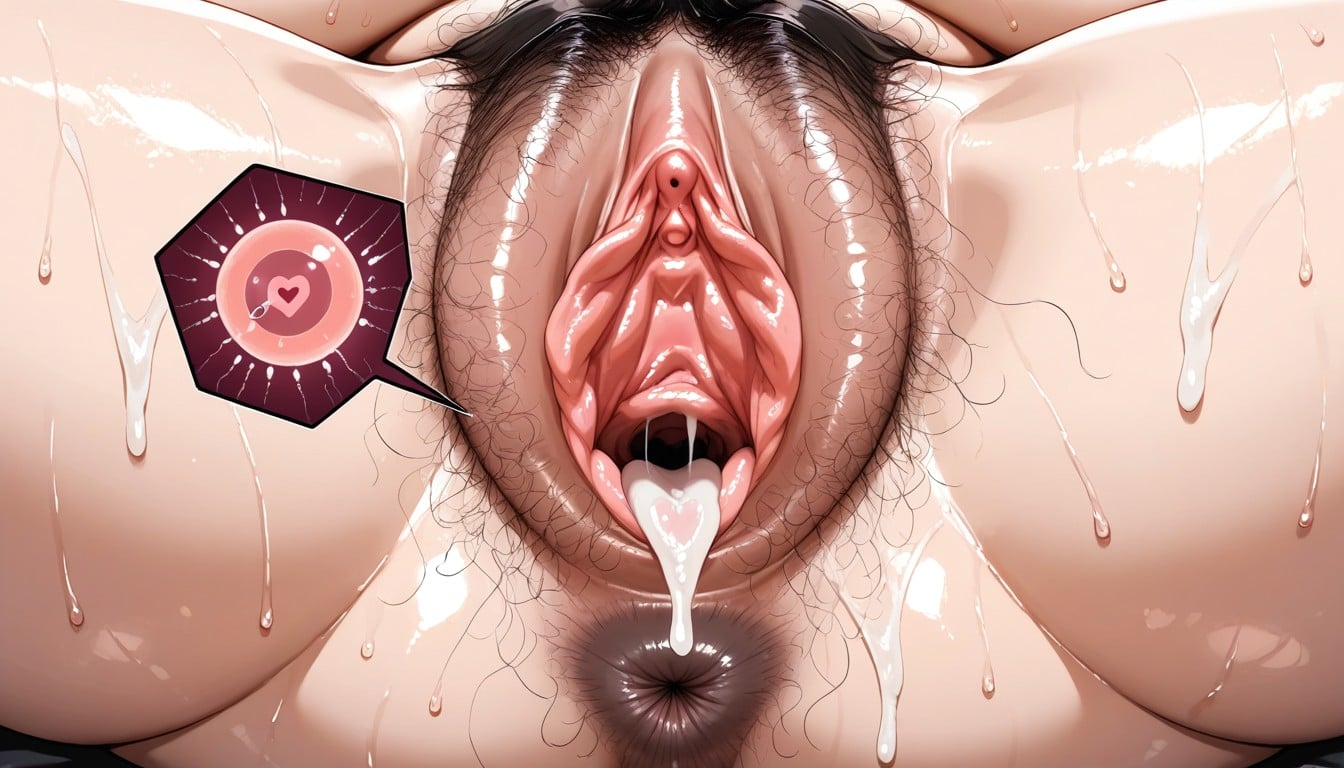 Fertilization In Pussy, Close Up, Eating Pussy Hentai AI Porn