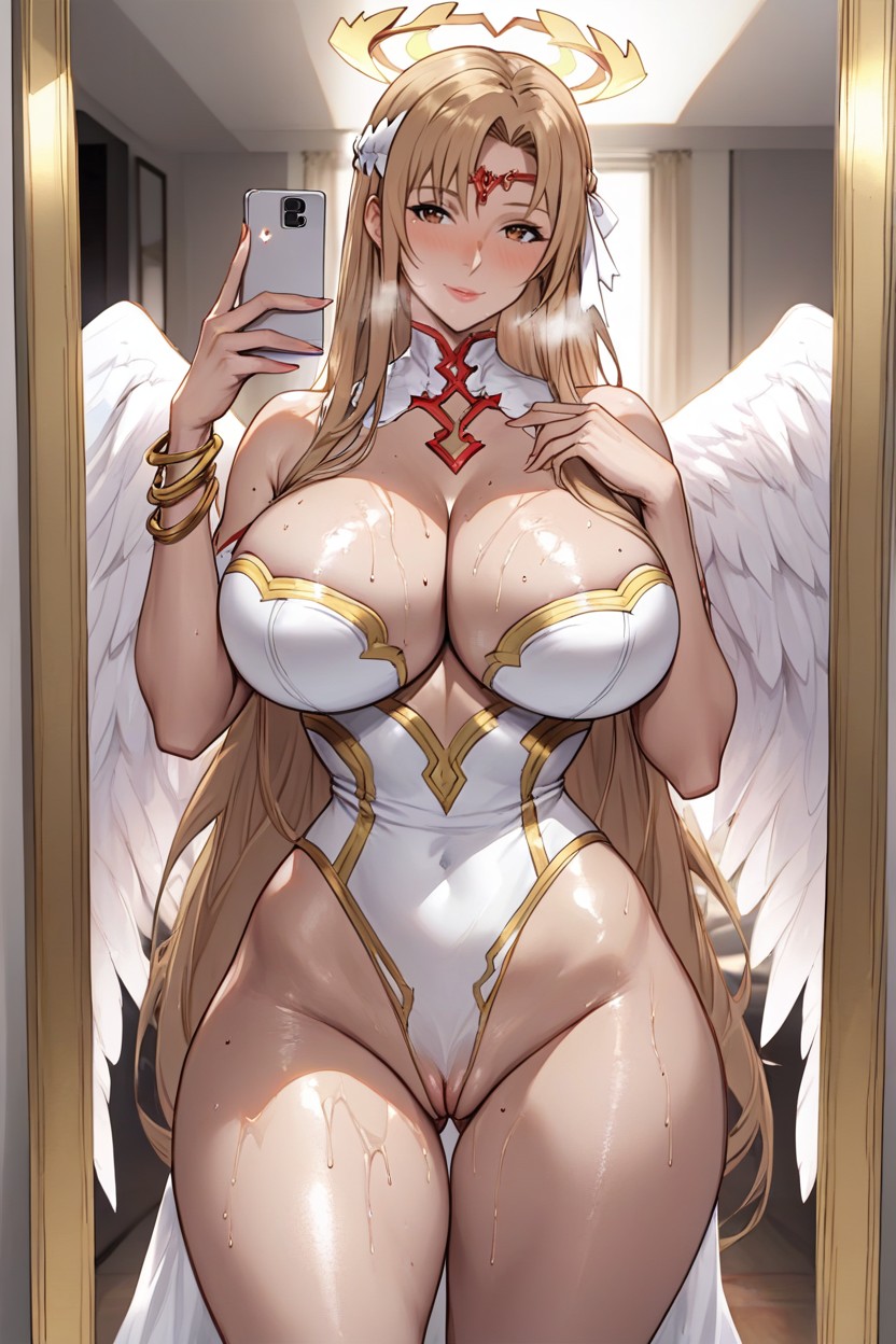 Cleavage, Blushing, Milf Hentai AI Porn