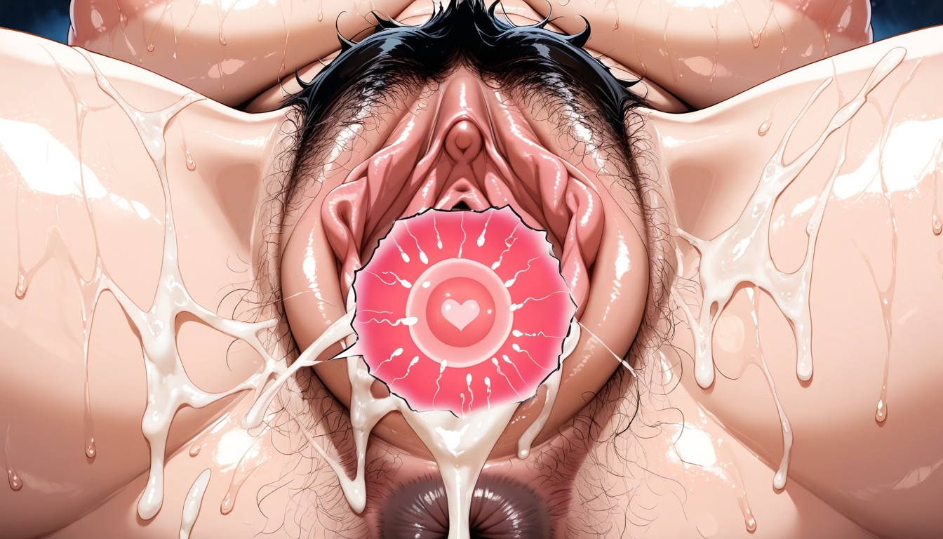 Close Up, Close Up Cervix Os, Cum In Body Hentai AI Porn