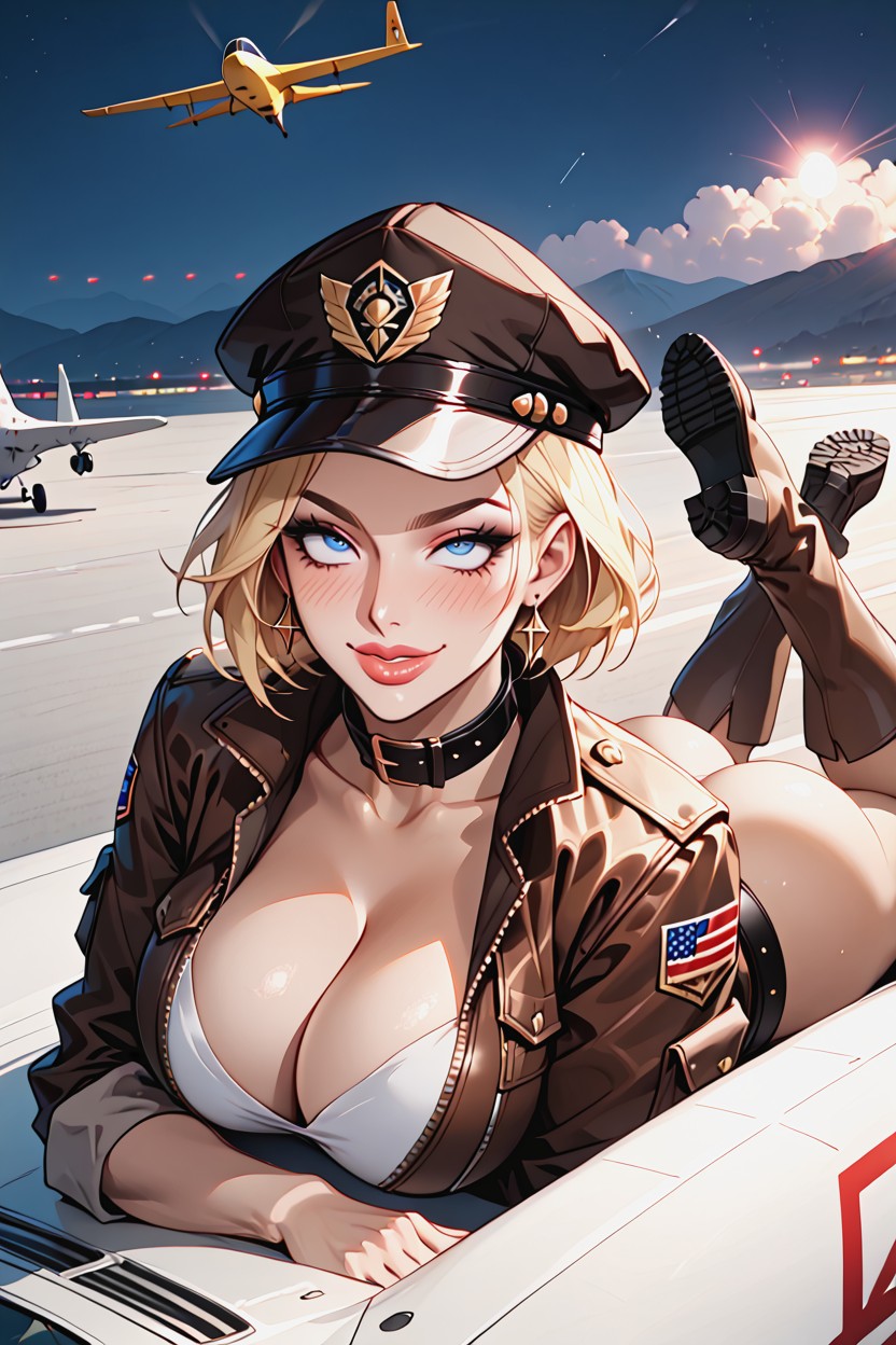 Action, Very Short Hair, Very Beautiful Hentai AI Porn